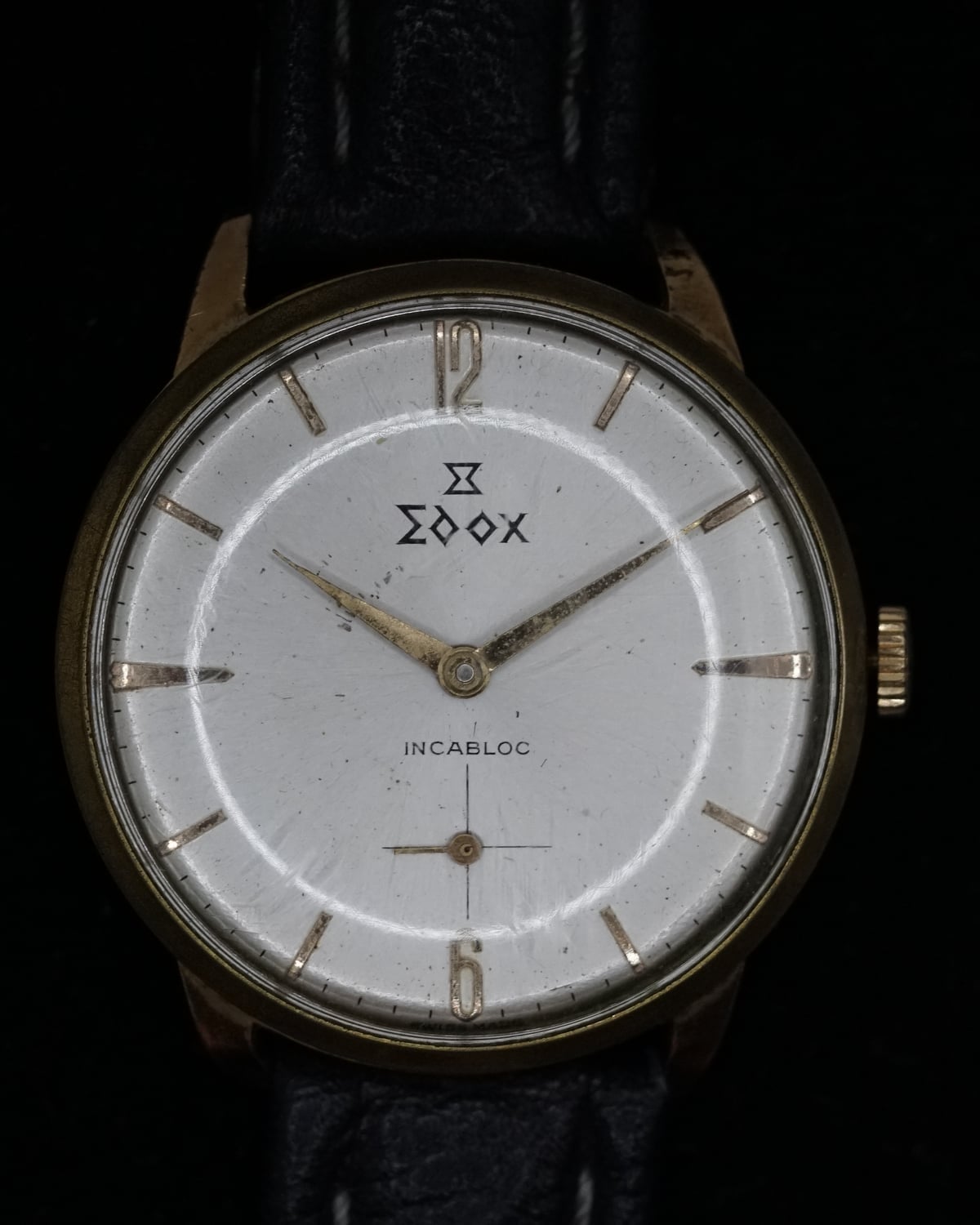 Edox Dress Watch, 1950s: front