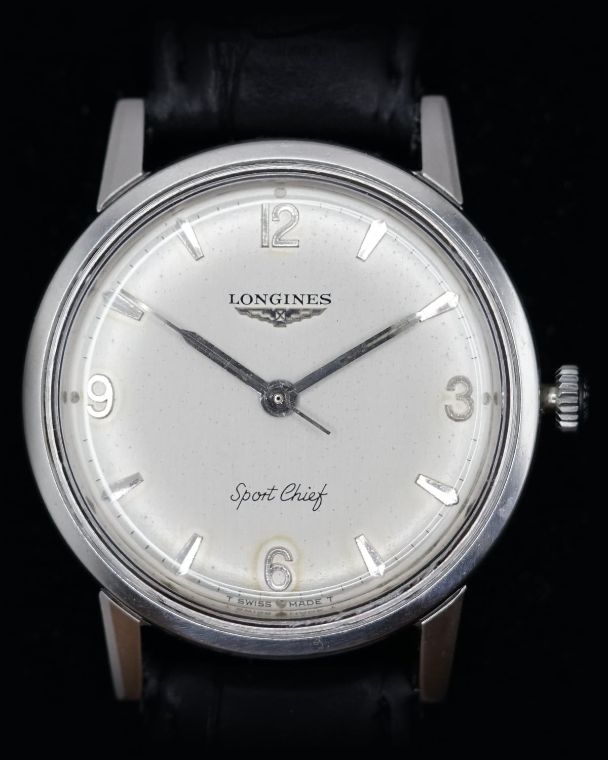 Longines Sport Chief, 1960s: front